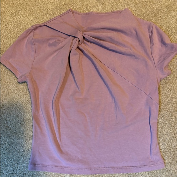 lululemon athletica Tops - Lululemon  Purple Knot Detail Tee